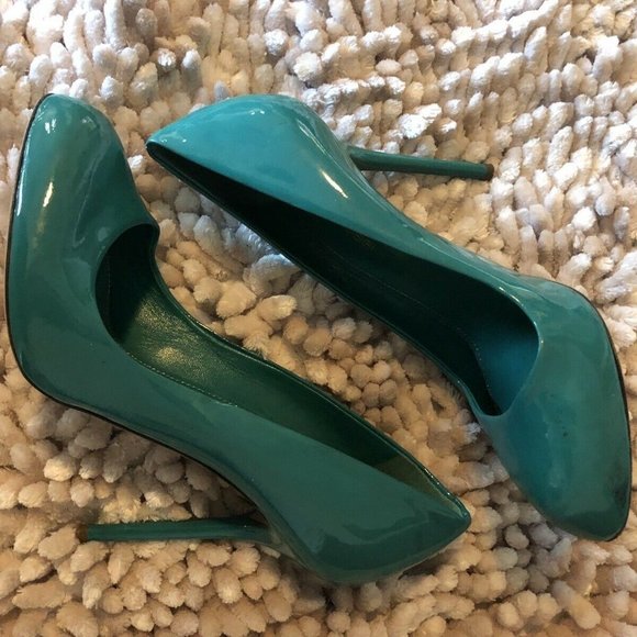Sergio Rossi Sean Green Stiletto Heel Pumps - Picture 4 of 6